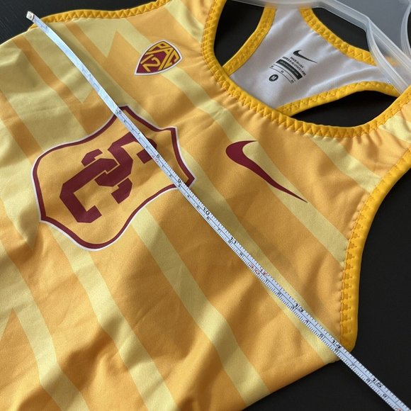 Nike Pro USC Trojans Cross Country Track Singlet Running Top‎ Medium 825164-XXX - Picture 7 of 9